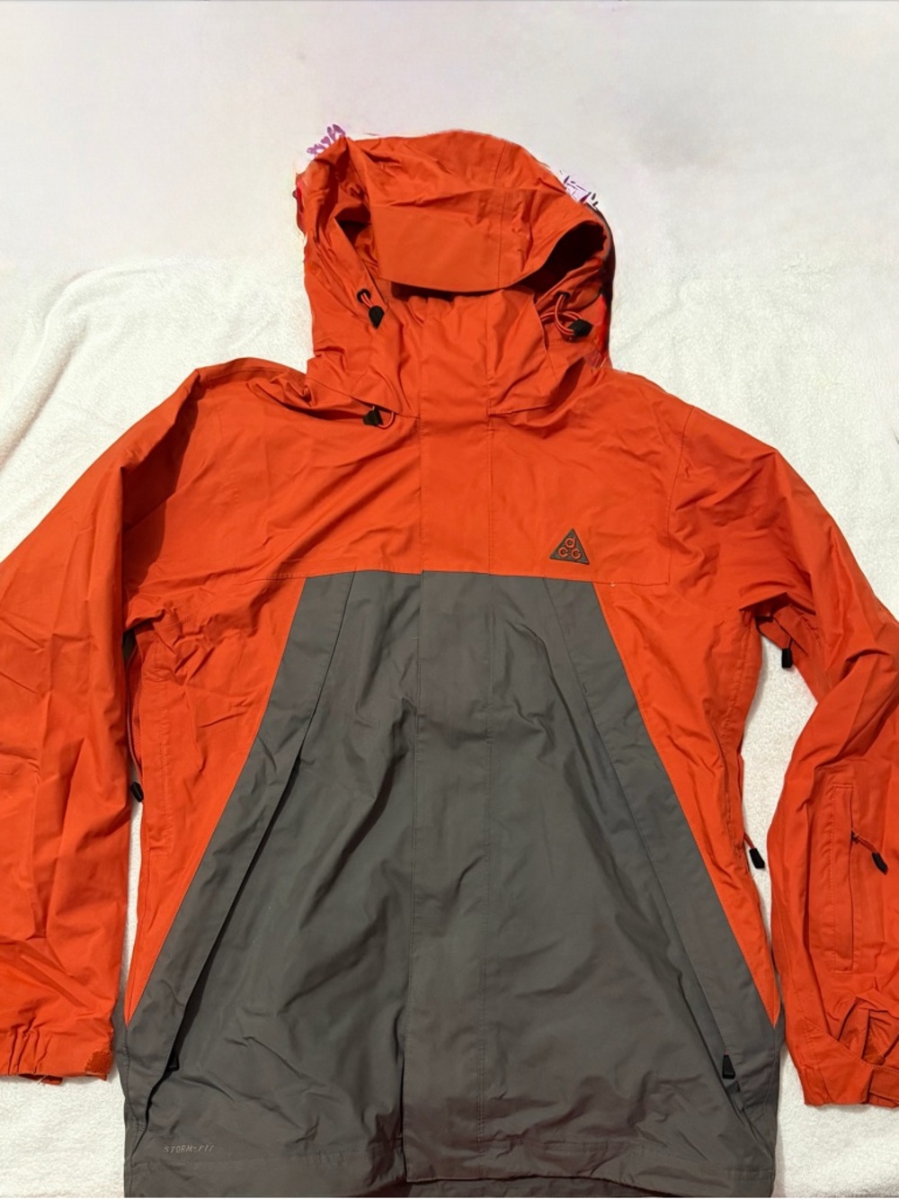 Nike ACG Orange and Black Technical Jacket